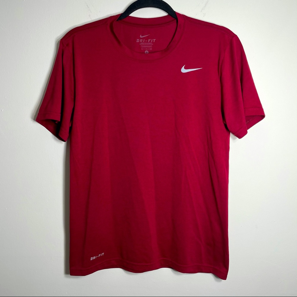 Nike Dri-Fit Maroon Short Sleeve Tee